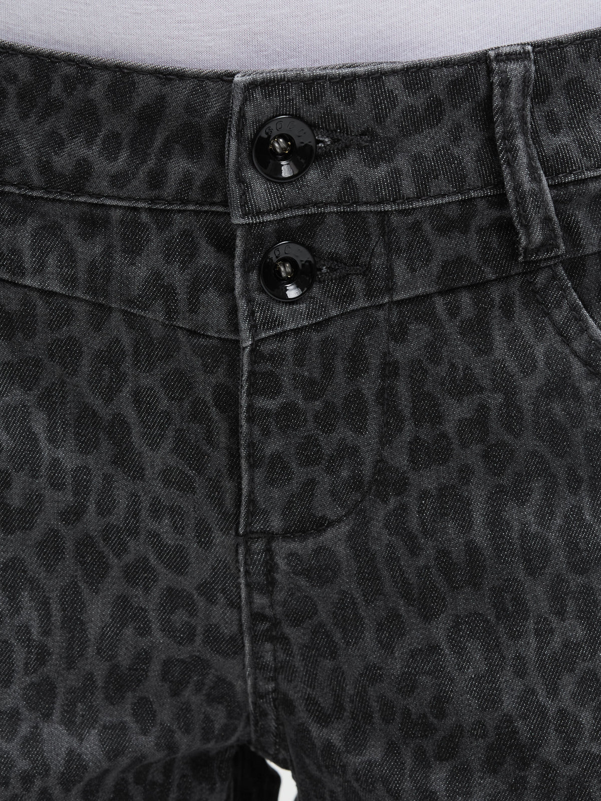 Jeans MI:RA Slim Fit black leo laser - 4