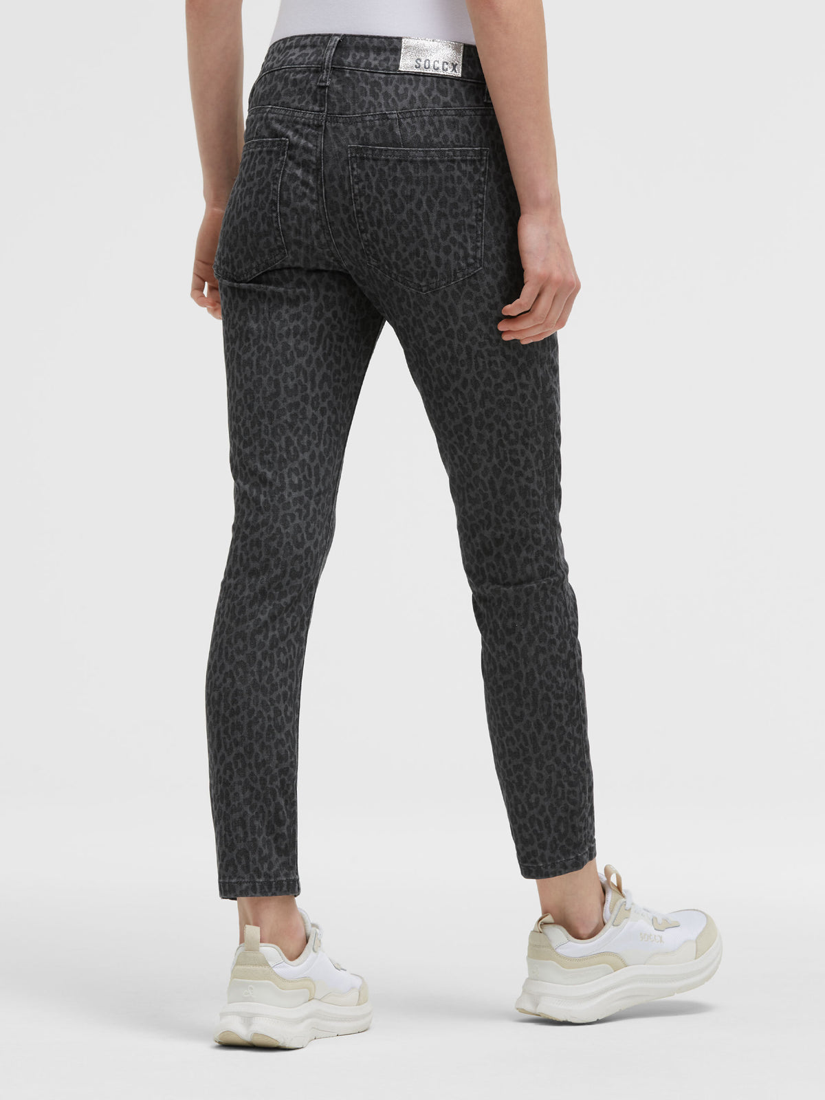 Jeans MI:RA Slim Fit black leo laser