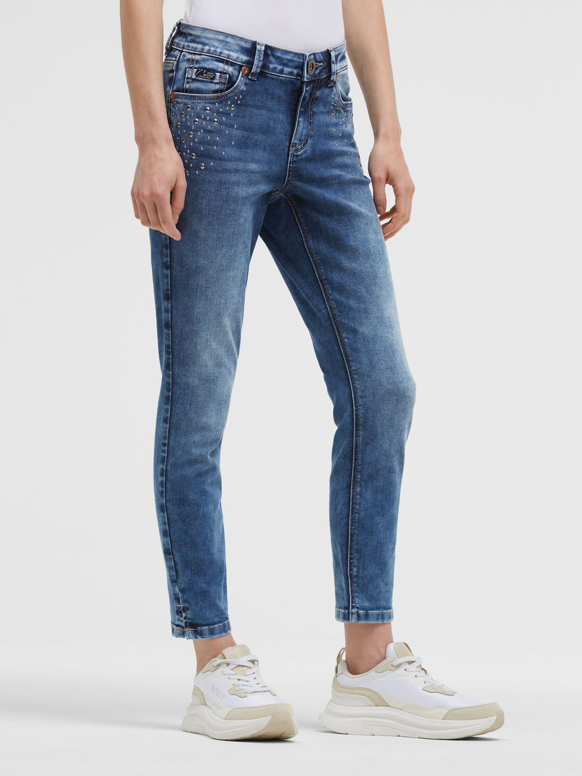 Jeans MI:RA Slim Fit blue vintage metal