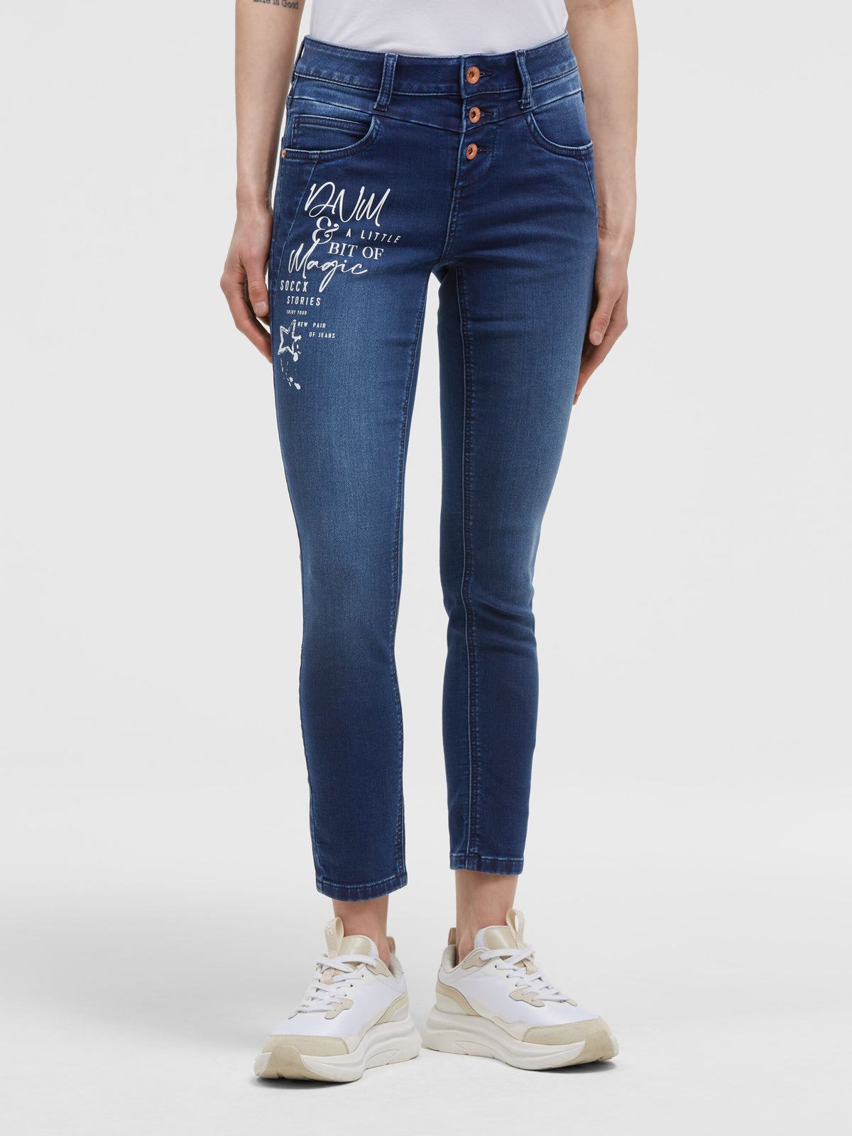 Jeans MI:RA Slim Fit dark blue jogg