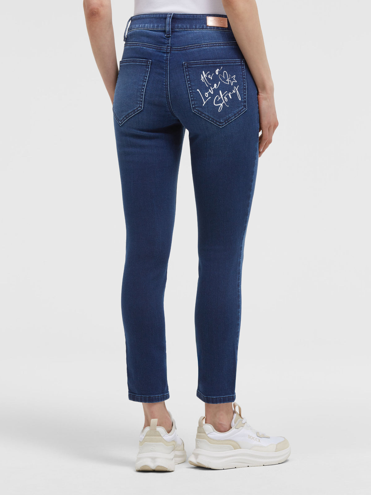Jeans MI:RA Slim Fit dark blue jogg