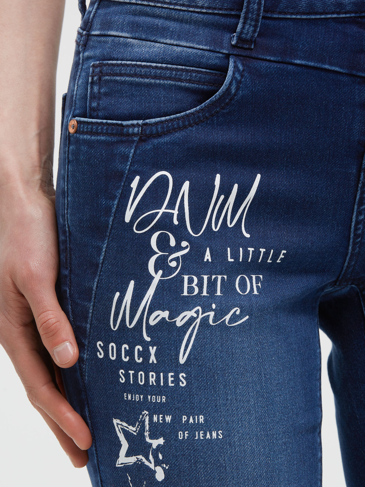 Jeans MI:RA Slim Fit dark blue jogg - 6
