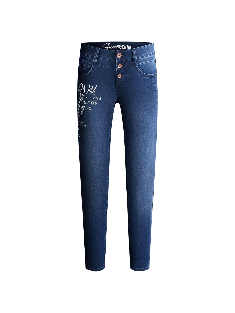 Dżinsy MI:RA o kroju slim fit