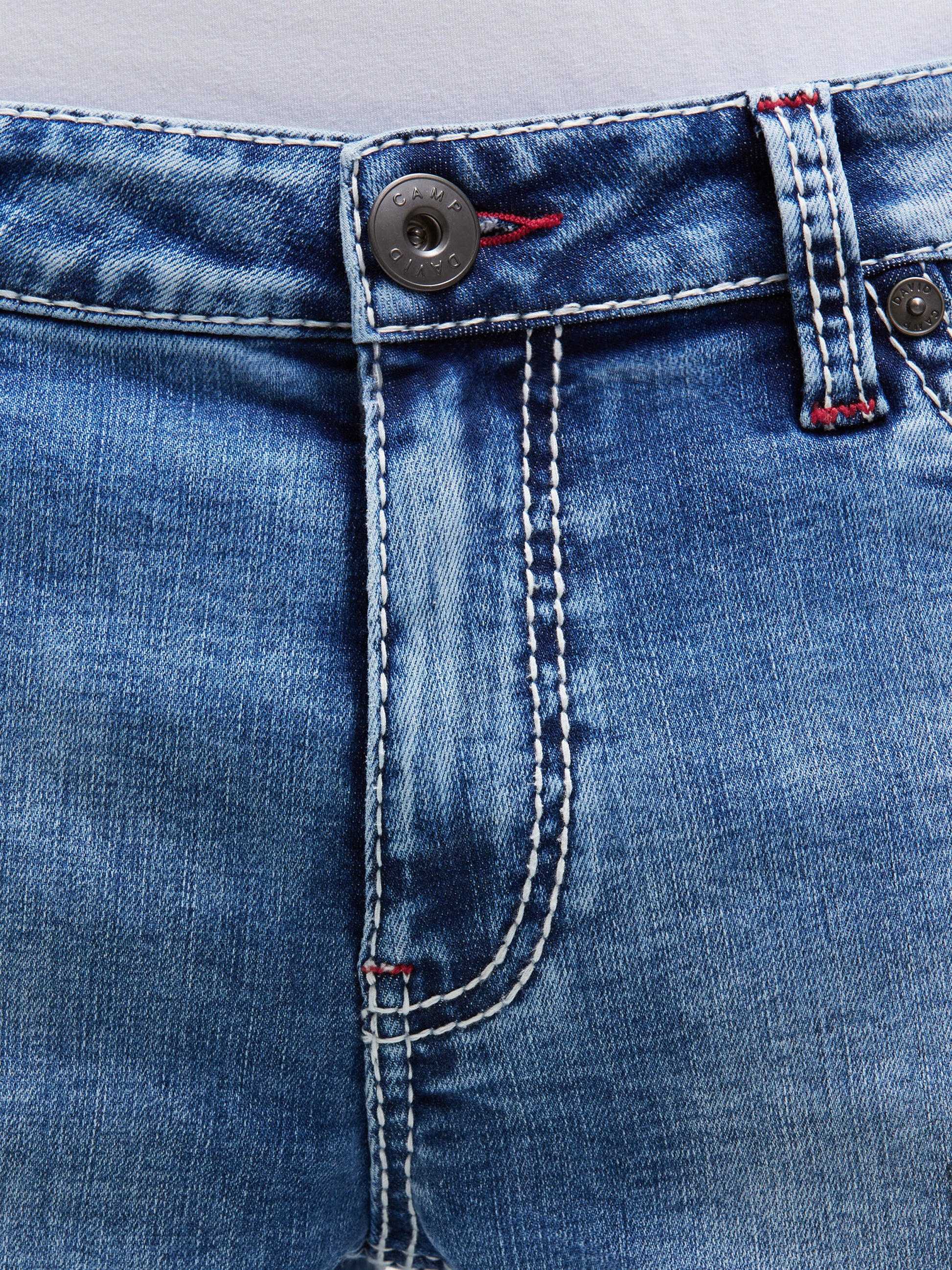 Jeans FRA:NK Comfort Fit vintage blue printed - 4
