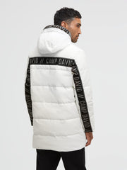 Puffer-Parka mit Back-Artwork kitt