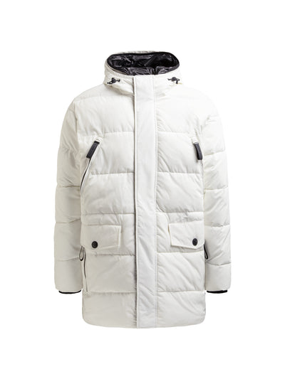 Puffer-Parka mit Back-Artwork kitt