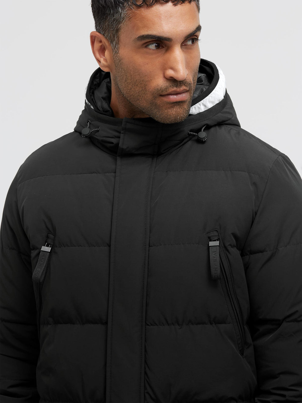 Puffer-Parka mit Back-Artwork black - 5