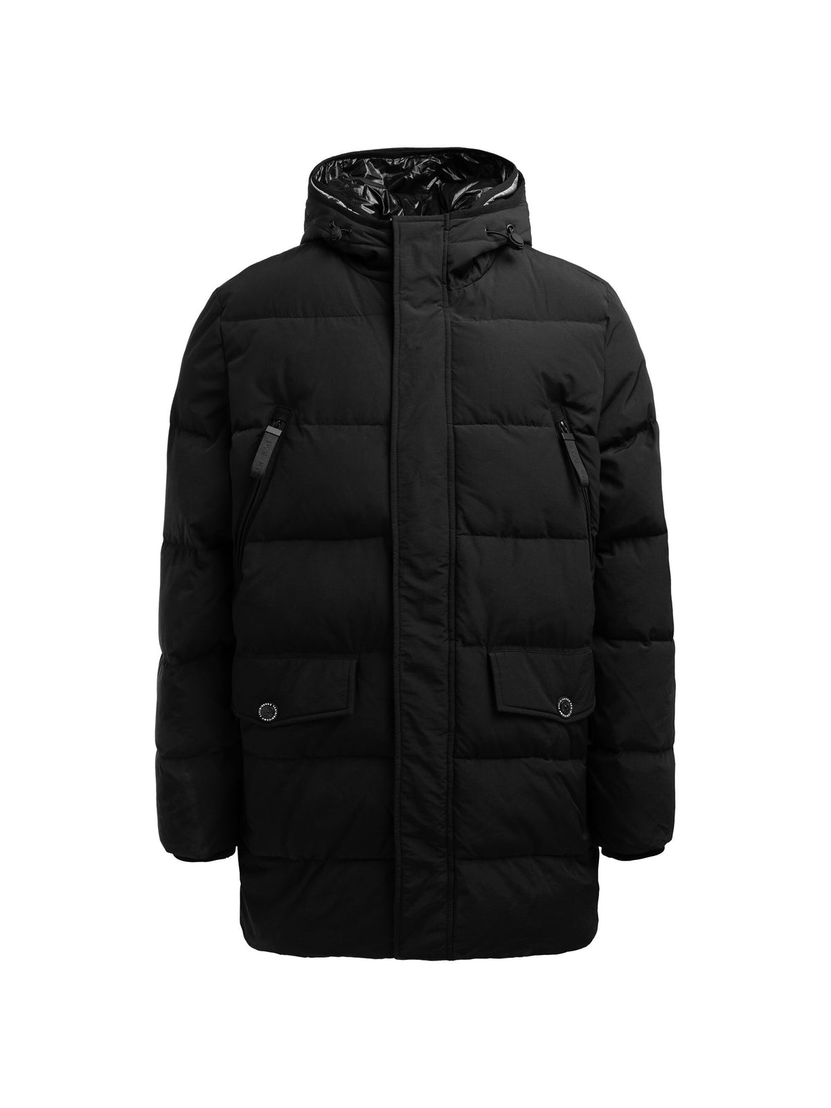 Puffer-Parka mit Back-Artwork black - 1