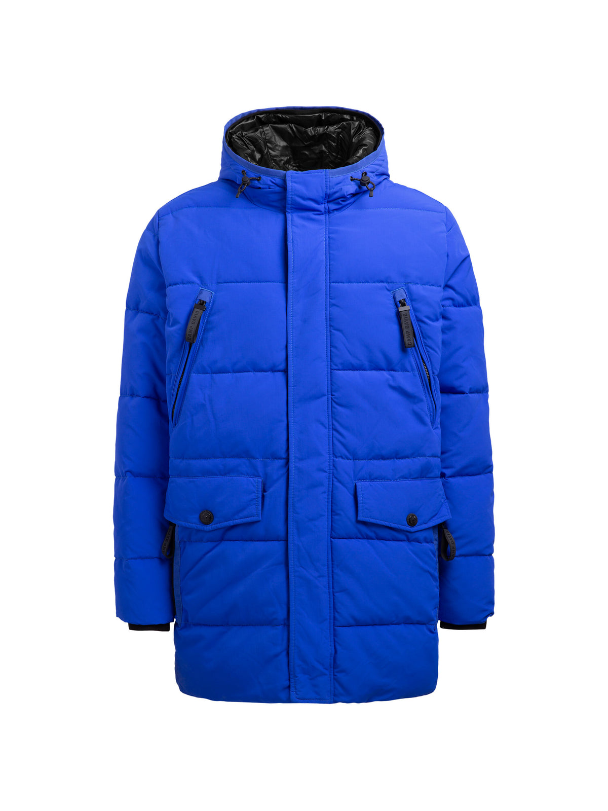 Puffer-Parka mit Back-Artwork flight blue - 1