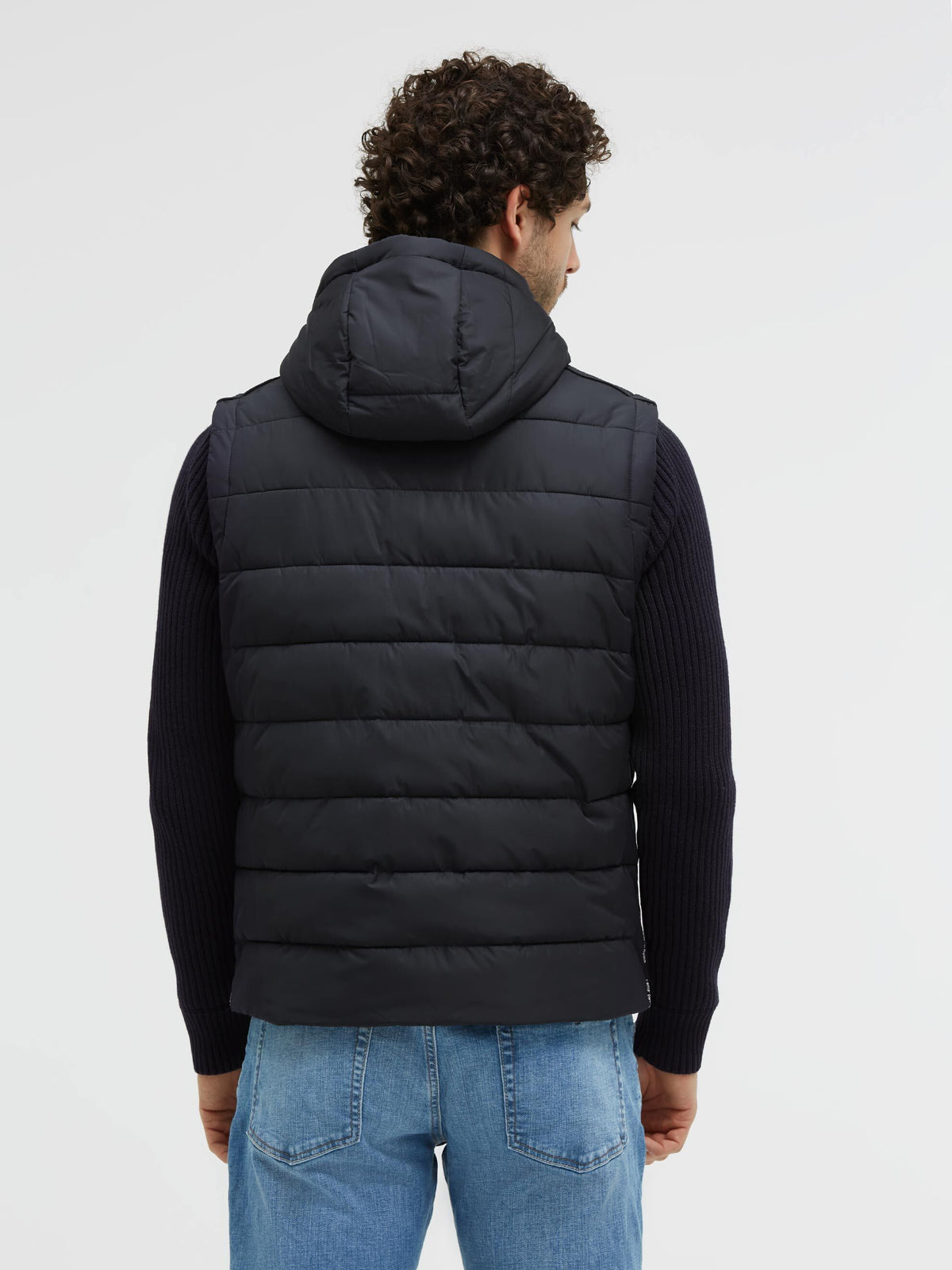 2-in-1 Jacke und Weste mit abtrennbaren Strickärmeln blue navy - 5