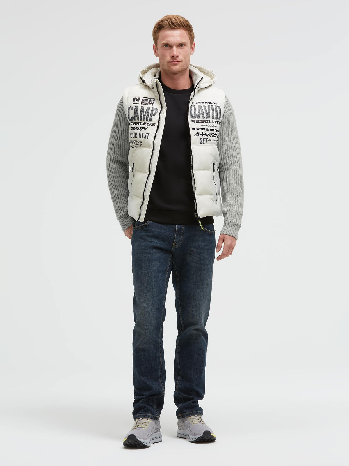 2-in-1 Jacke und Weste mit abtrennbaren Strickärmeln new kitt - 3