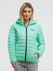 Leichte Steppjacke mit Kapuze new aqua