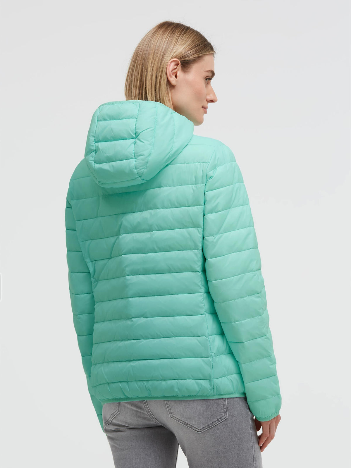 Leichte Steppjacke mit Kapuze new aqua - 5
