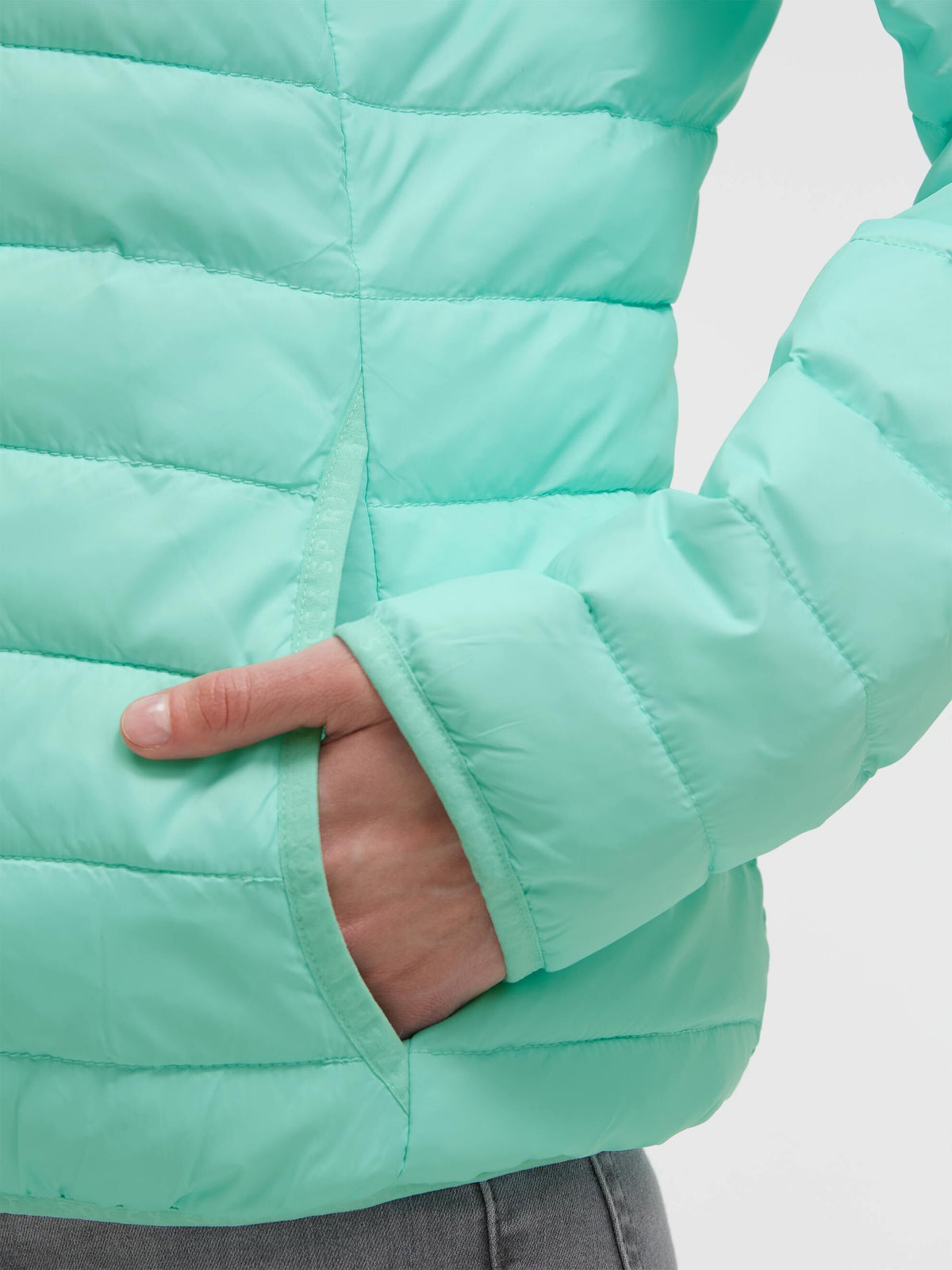 Leichte Steppjacke mit Kapuze new aqua - 6