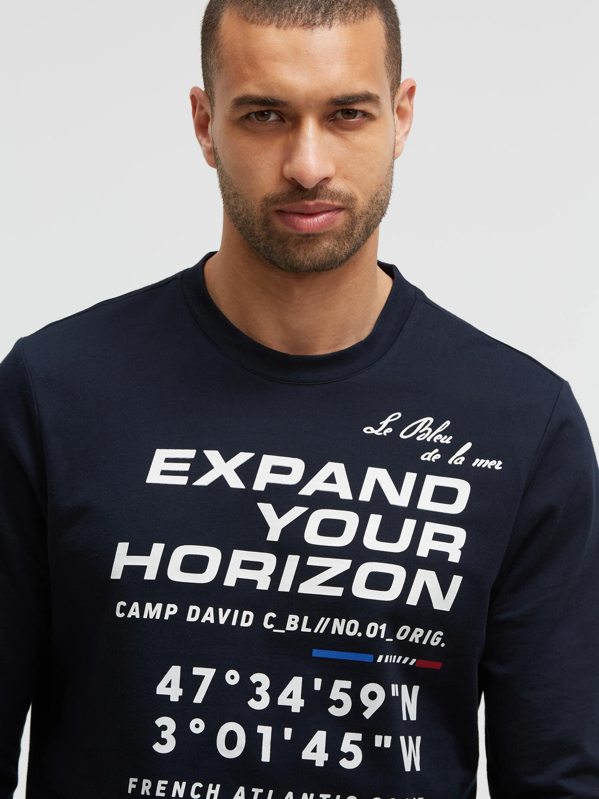 Langarmshirt mit 3D-Rubber-Print blue navy - 4