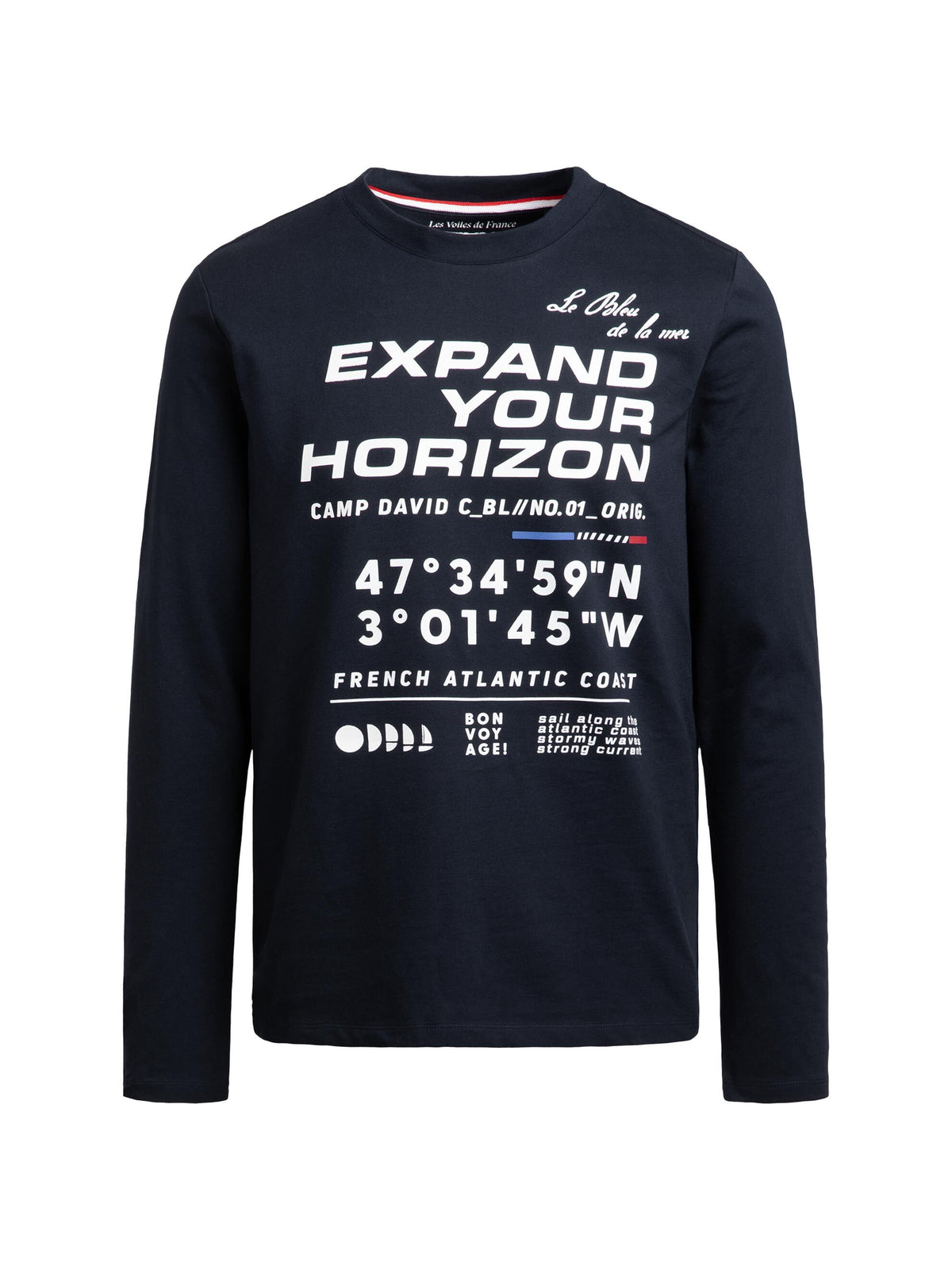 Langarmshirt mit 3D-Rubber-Print blue navy