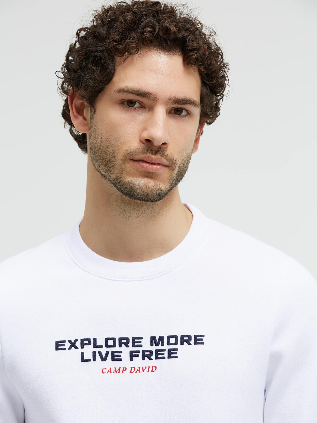 Sweatshirt mit Back-Artwork opticwhite - 4