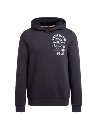 Hoodie mit Rücken-Artwork blue navy