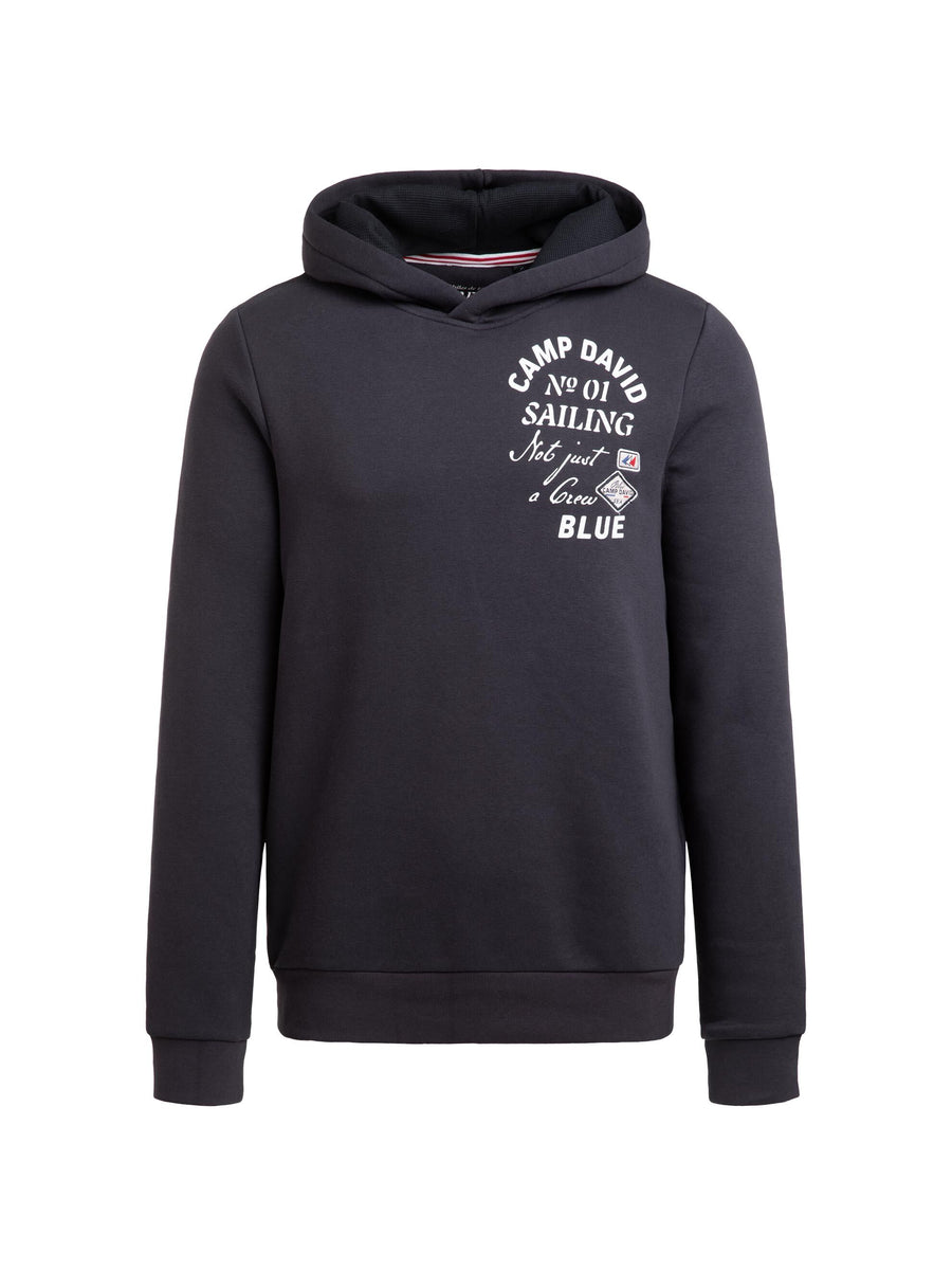 Hoodie mit Rücken-Artwork blue navy