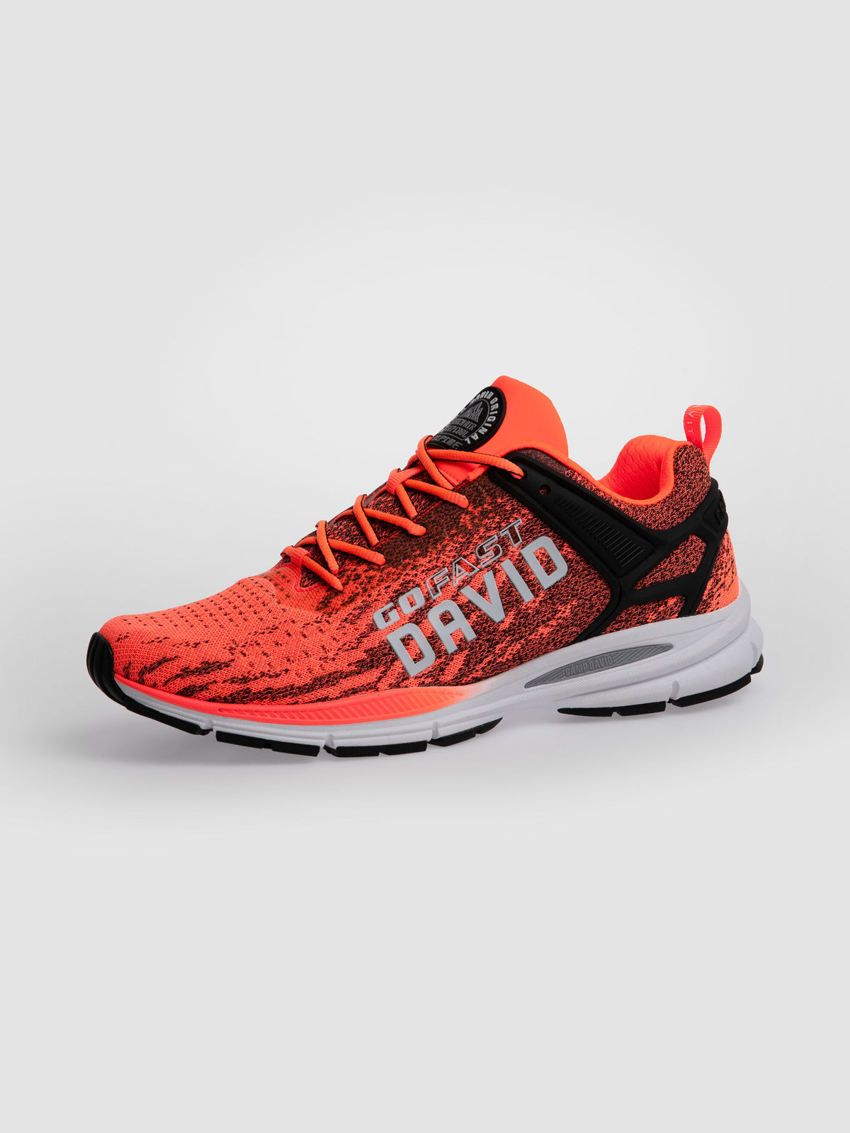 Leichter Sneaker im Strick-Design neon fire