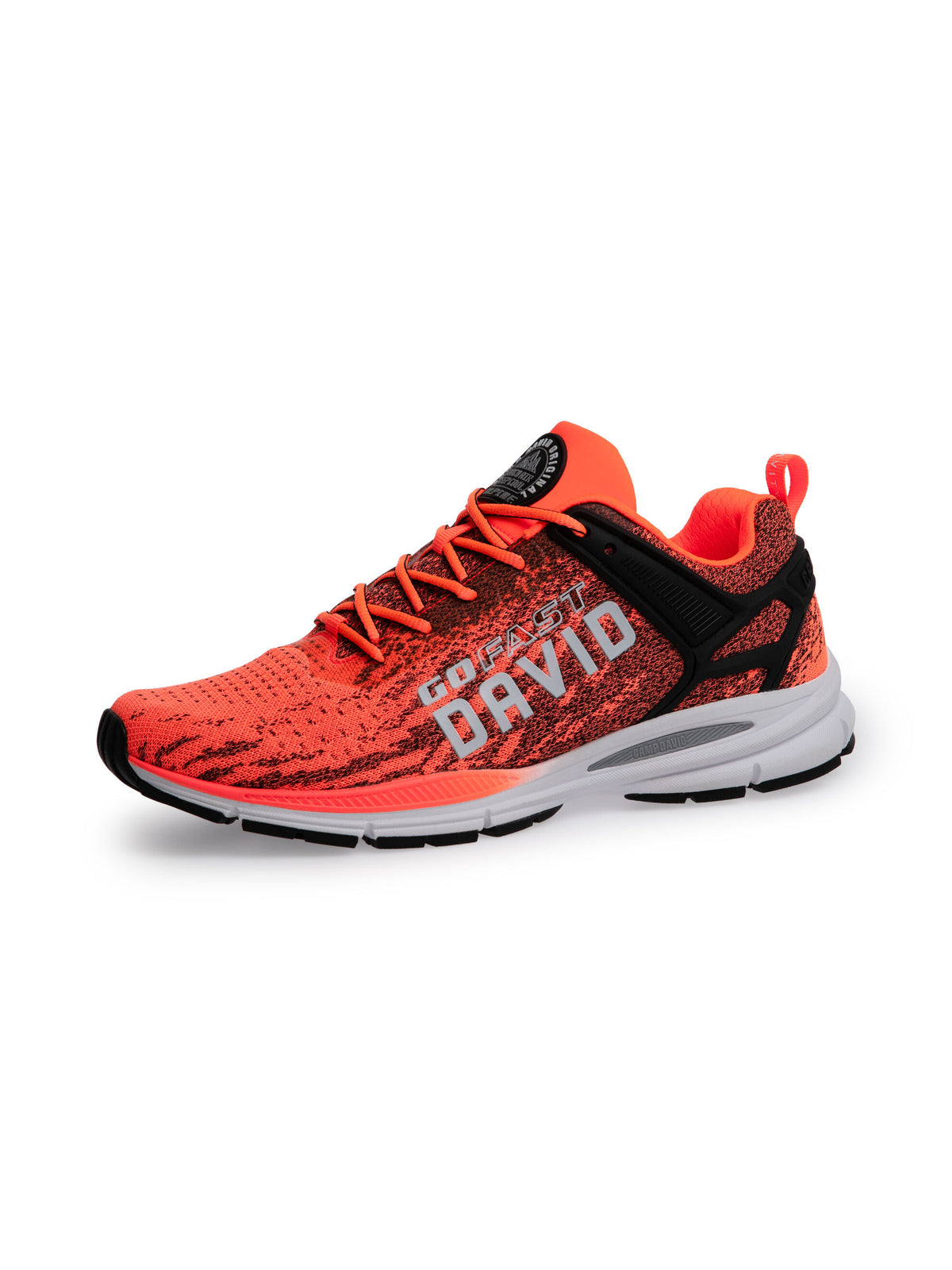 Leichter Sneaker im Strick-Design neon fire - 1
