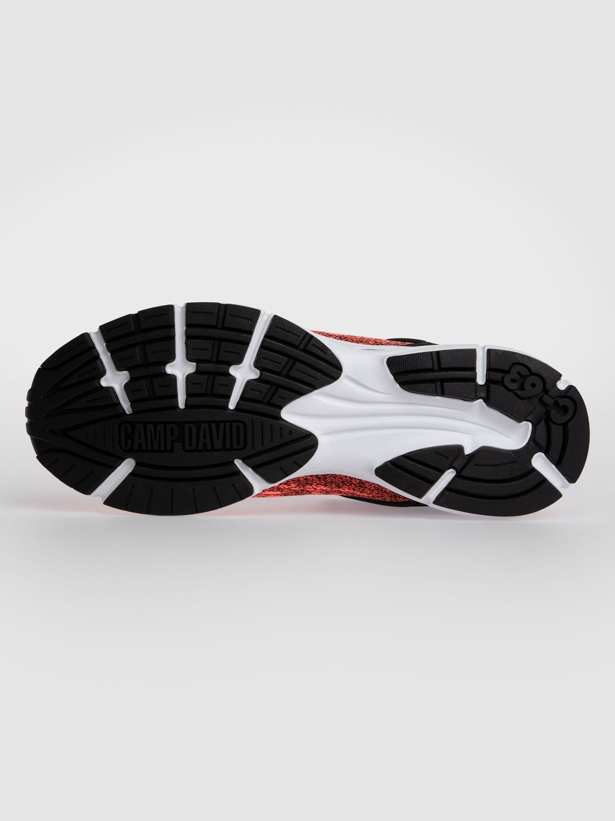 Leichter Sneaker im Strick-Design neon fire