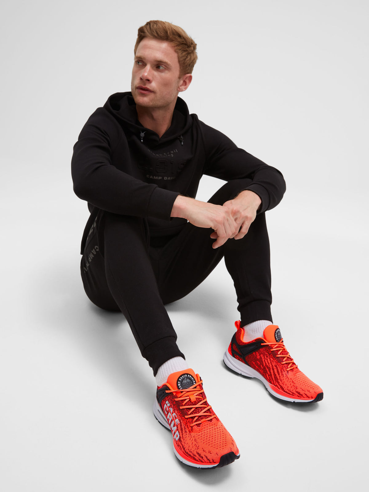 Leichter Sneaker im Strick-Design neon fire - 9