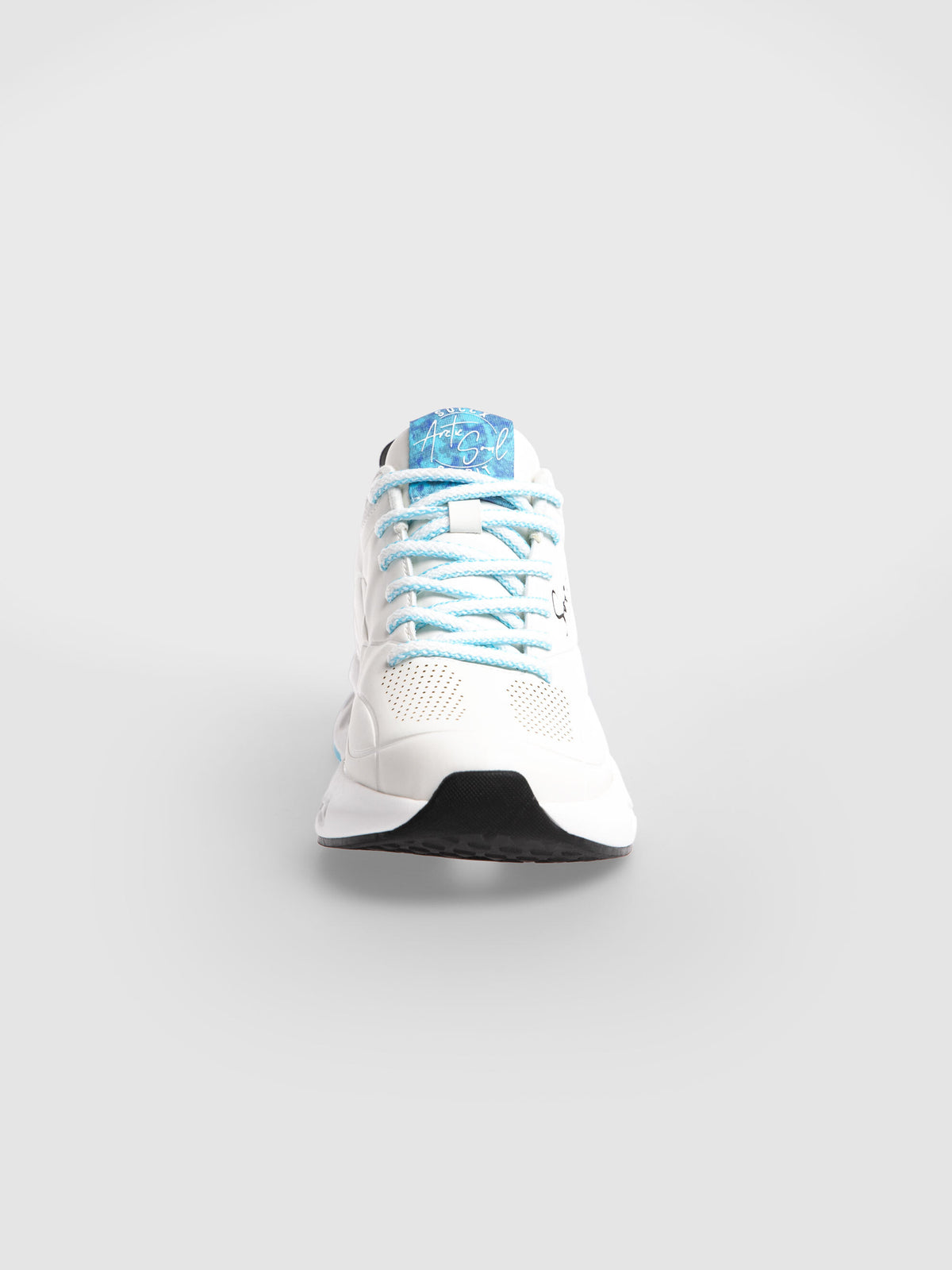 Sneaker mit Linienprägung white