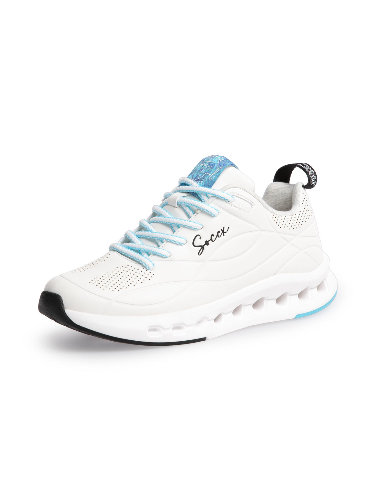Sneaker mit Linienprägung white