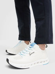 Sneaker mit Linienprägung white