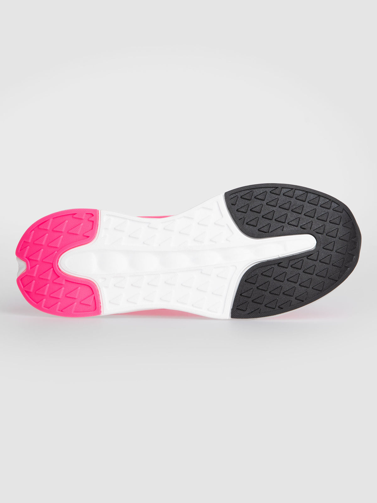 Sneaker mit Linienprägung neon pink