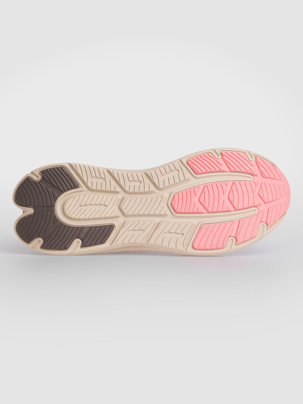 Wedge Sneaker im Mesh-Design mit Linienprint chocolate