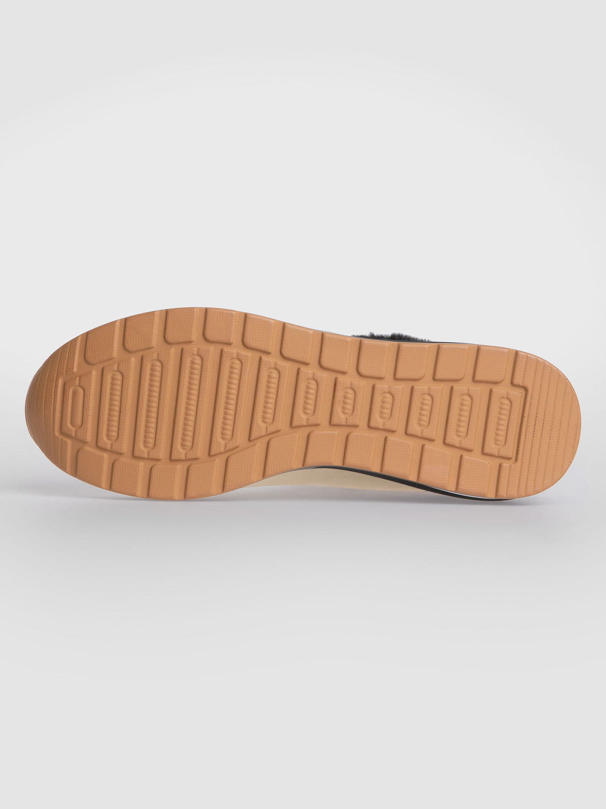 High Air Heel Sneaker mit Kunstfellrand almond cream - 8