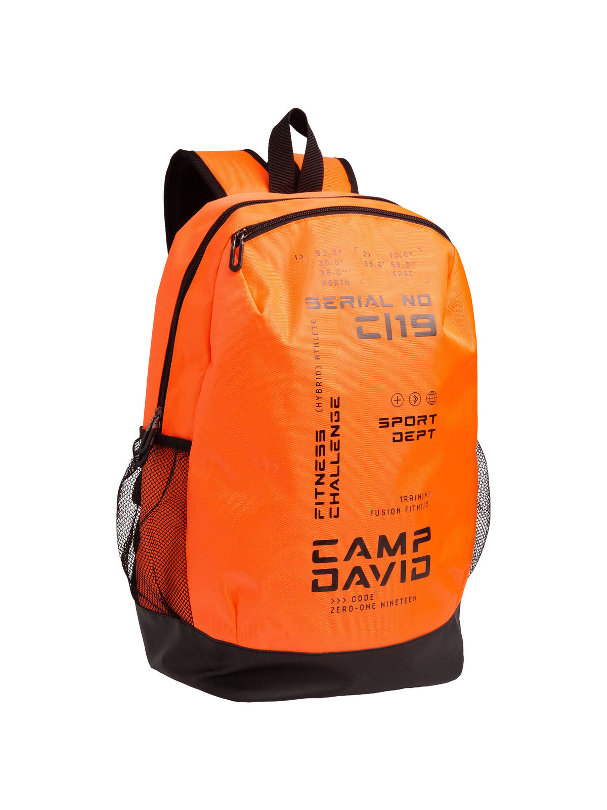 Rucksack mit Logo Artwork neon fire - 1