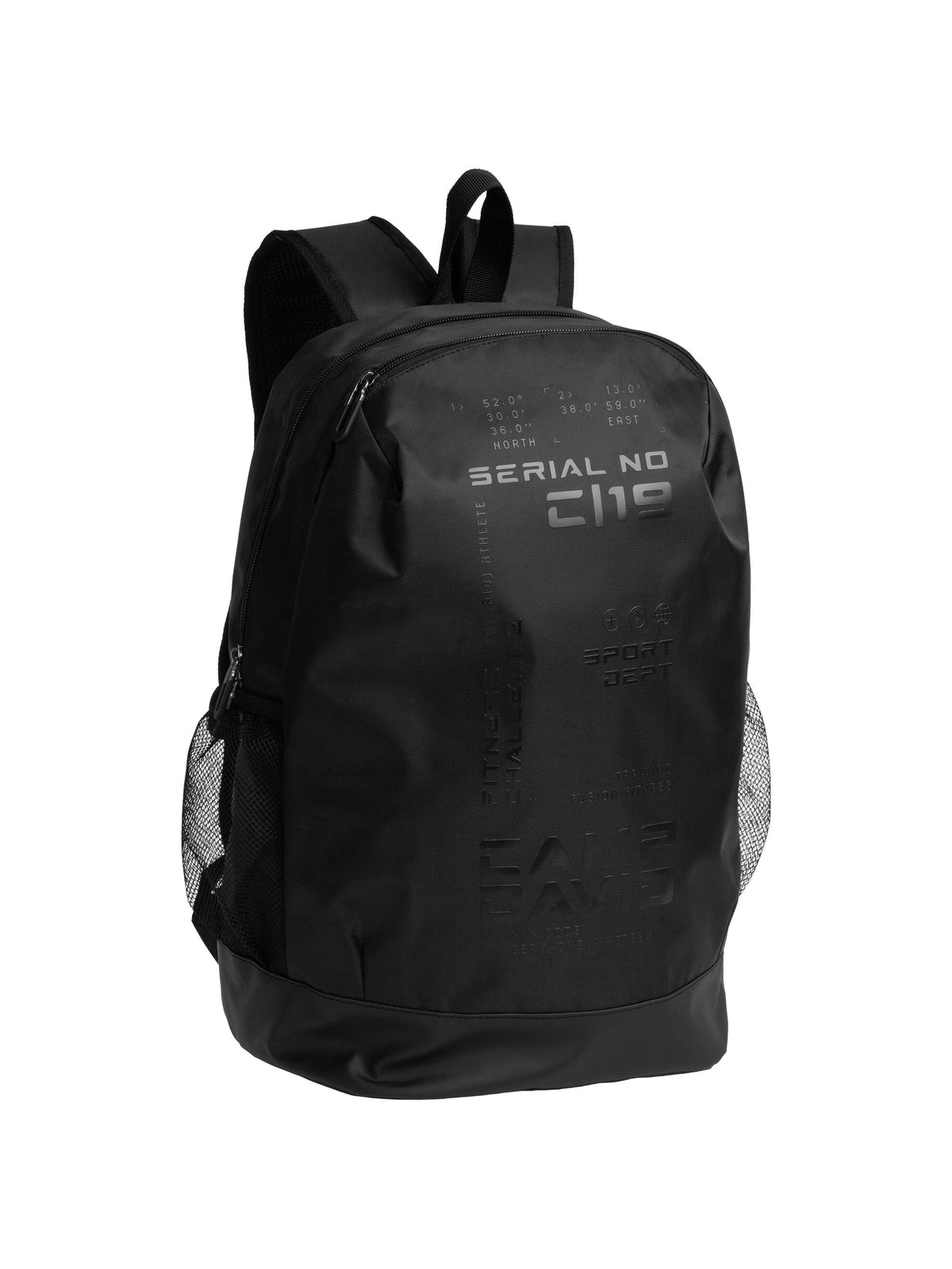 Rucksack mit Logo Artwork black
