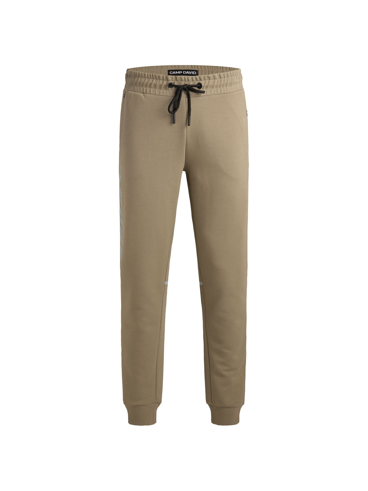 Joggpants aus Interlock-Pikee mit Artworks shadow beige - 1