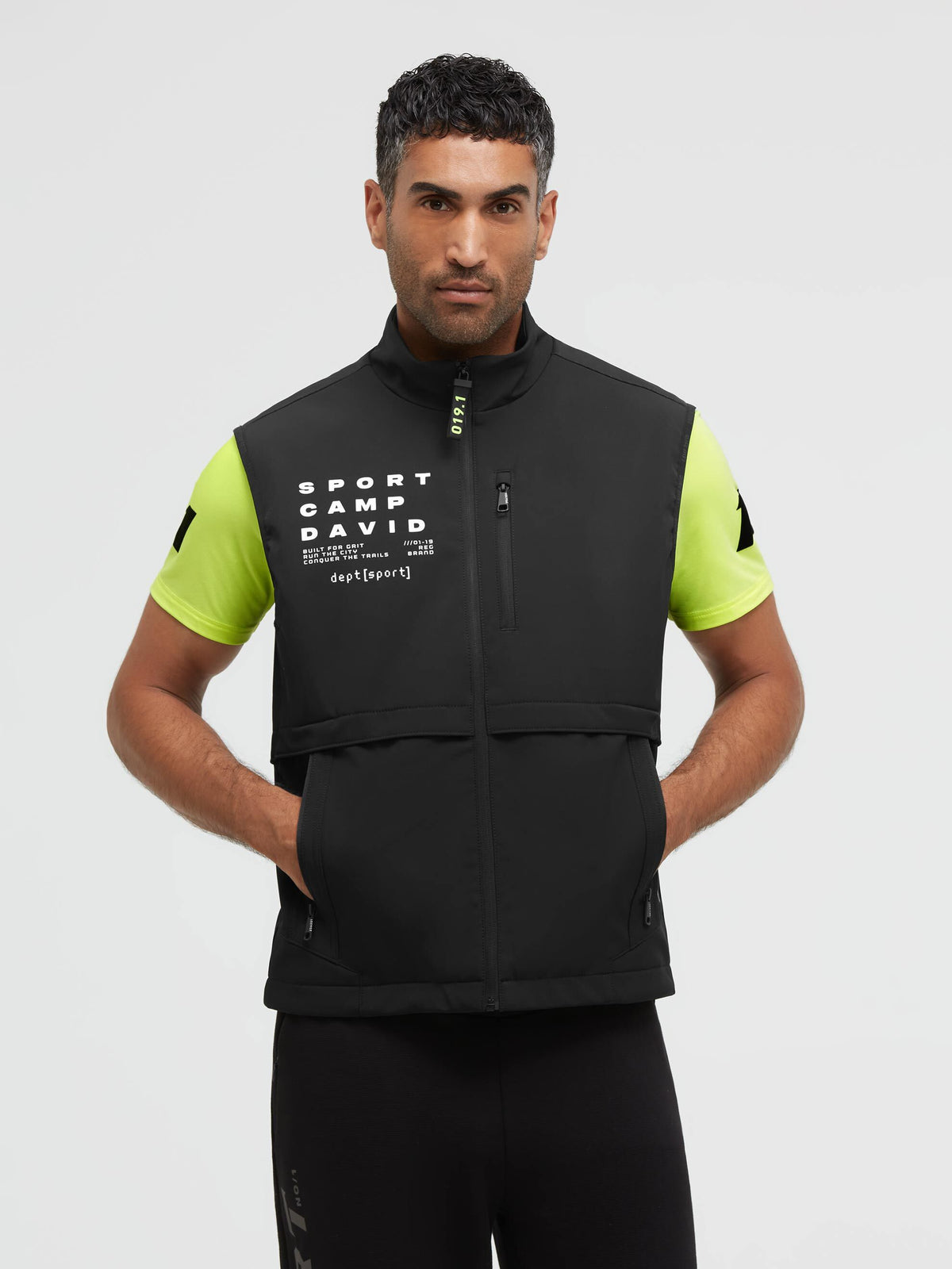 Outdoor-Weste aus Softshell mit Artworks black - 2