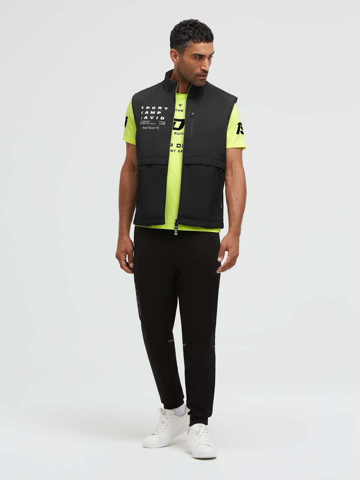 Outdoor-Weste aus Softshell mit Artworks black