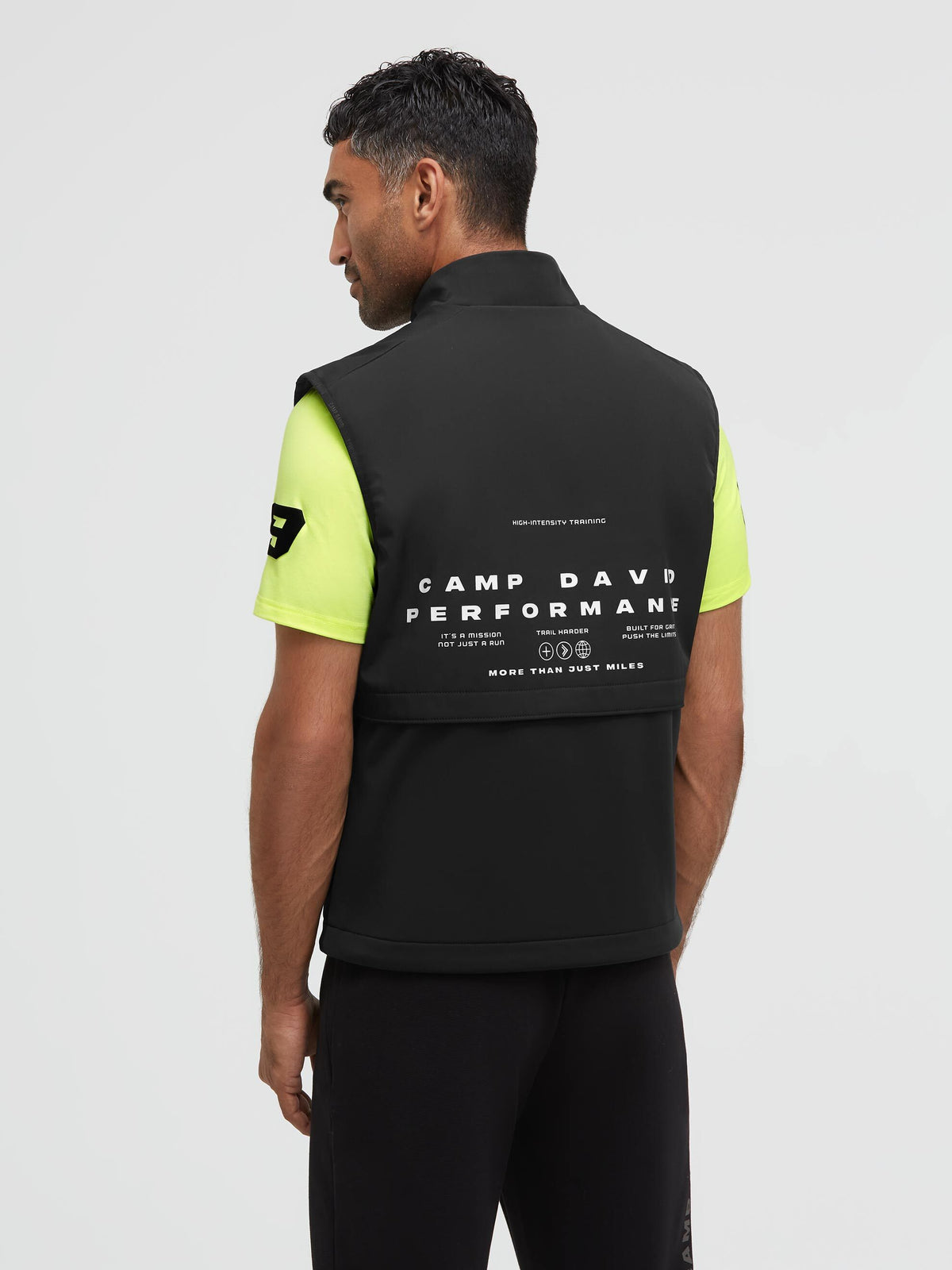 Outdoor-Weste aus Softshell mit Artworks black