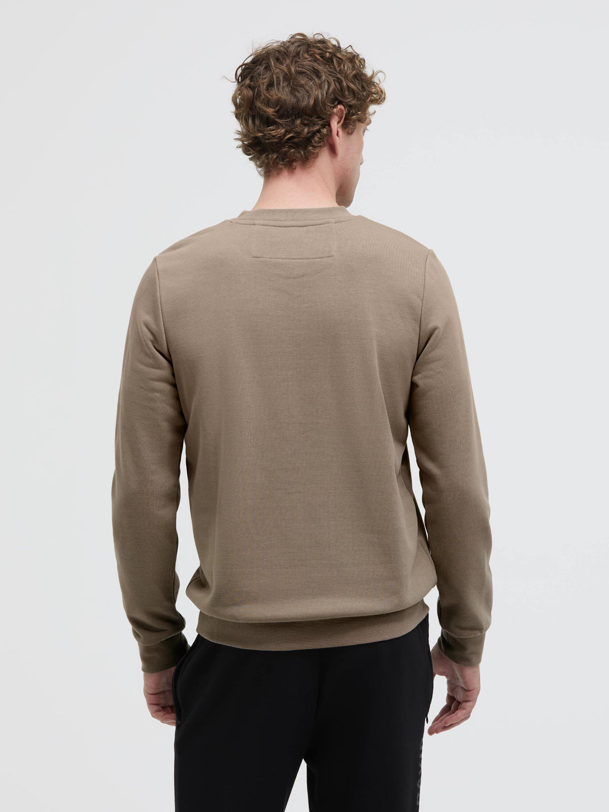 Sweatshirt mit Prägedruck shadow beige