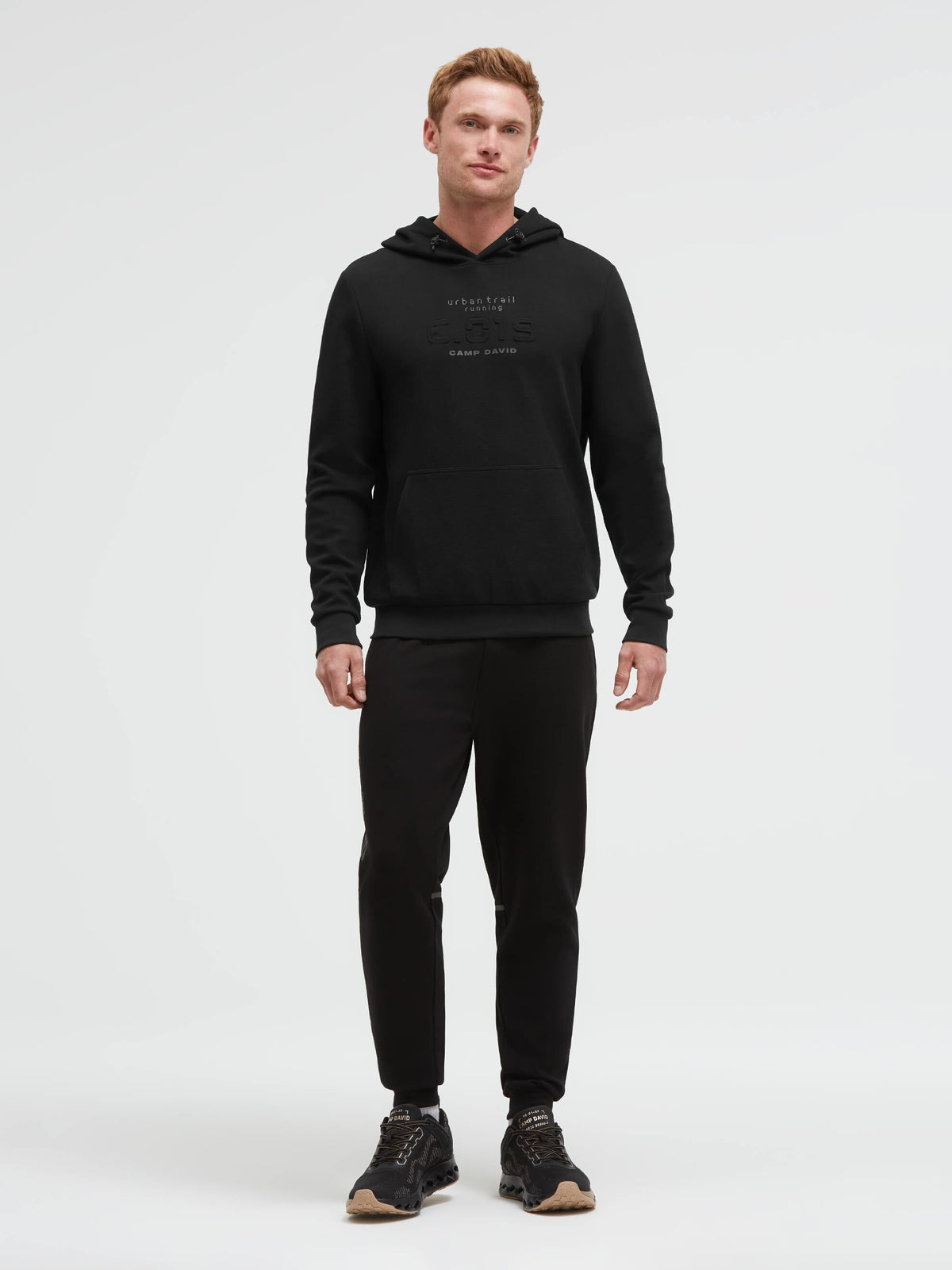 Hoodie aus Interlock mit Embossing-Artworks black - 4