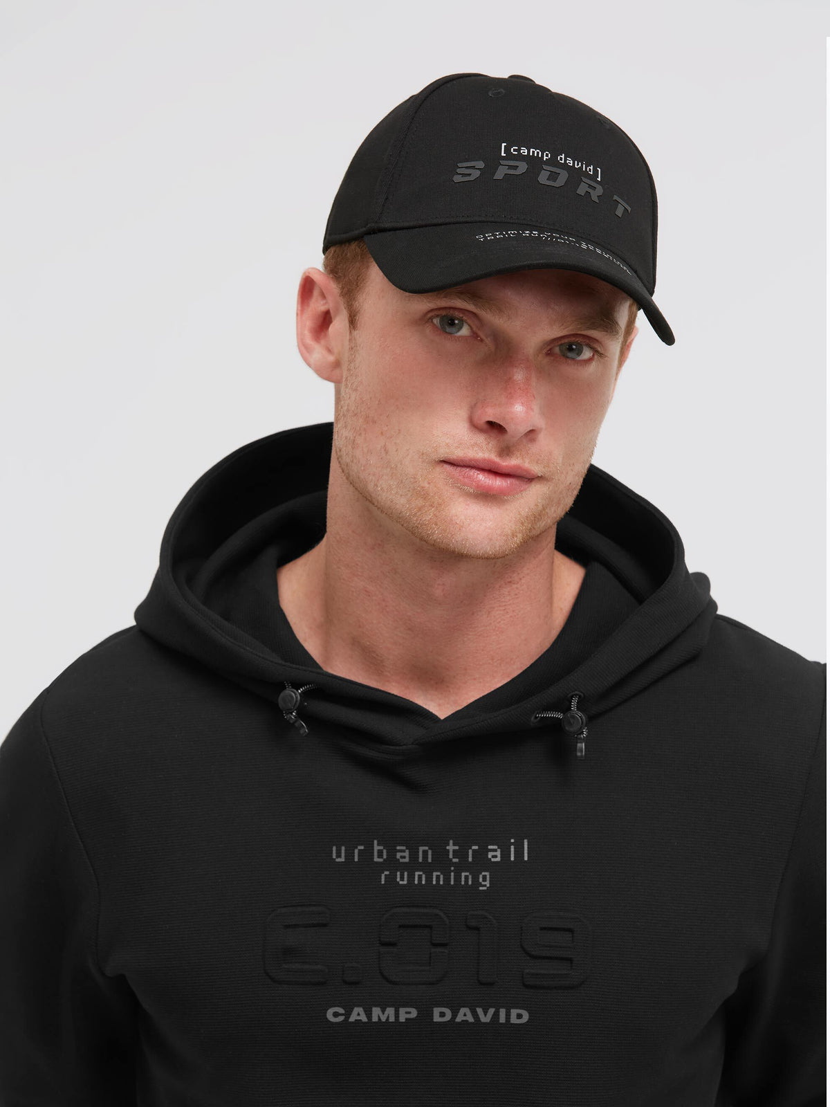 Cap aus Interlock mit Label Print black - 2