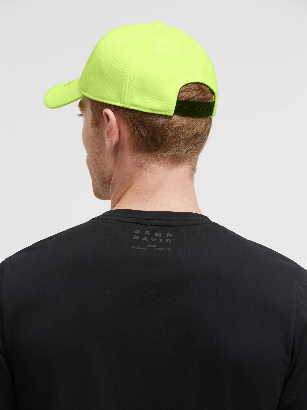 Cap aus Interlock mit Label Print neon yellow - 3