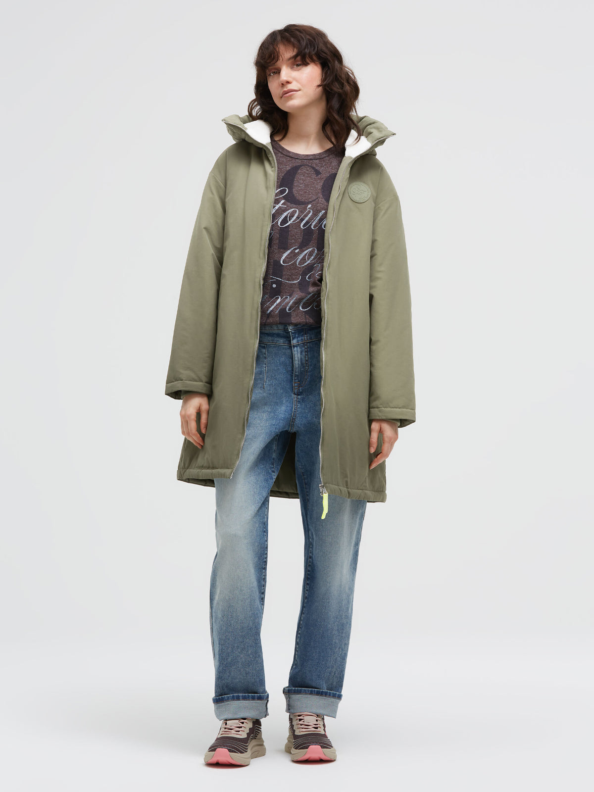 Parka z wyściółką i kapturem - 3