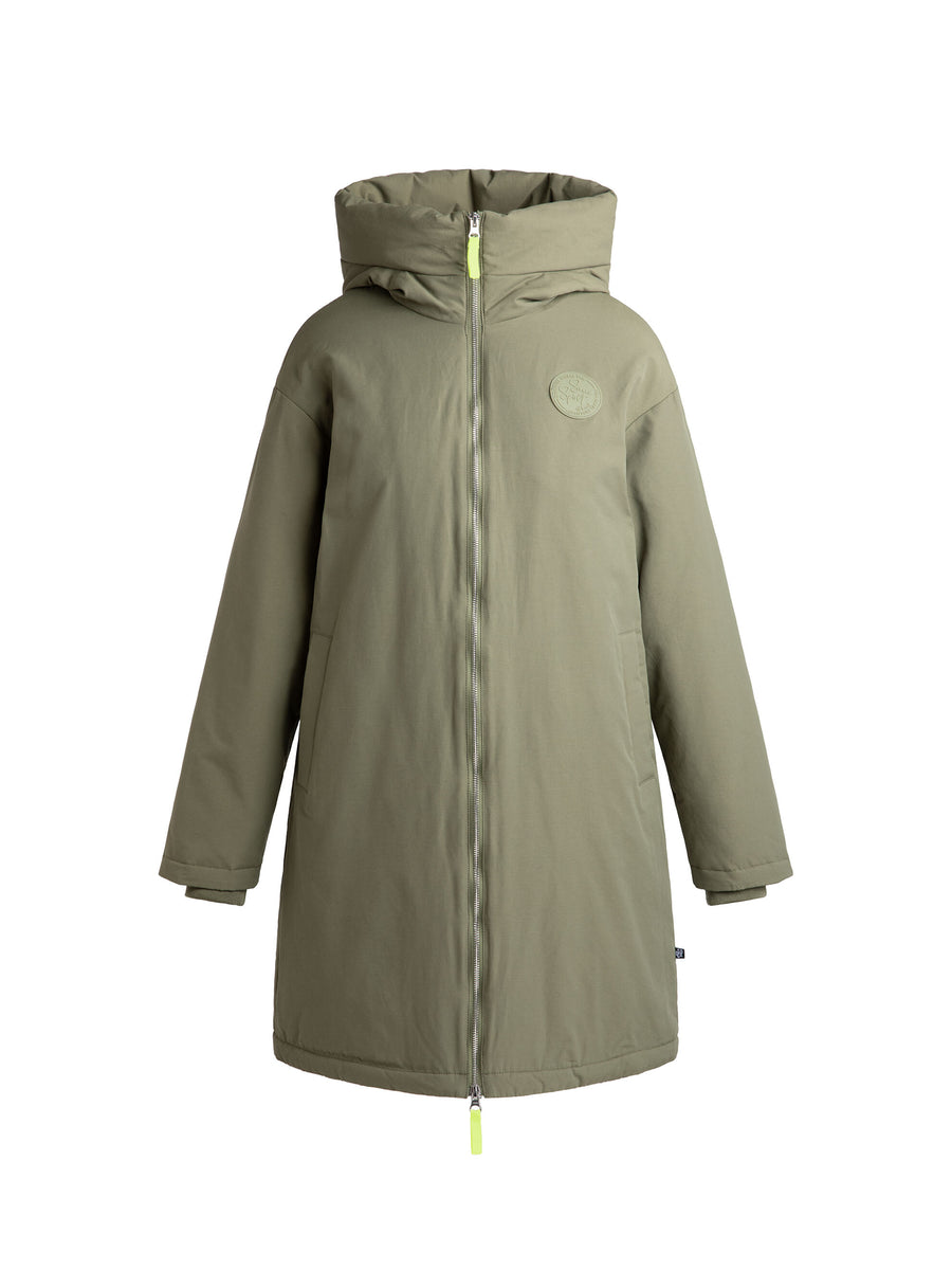 Parka z wyściółką i kapturem