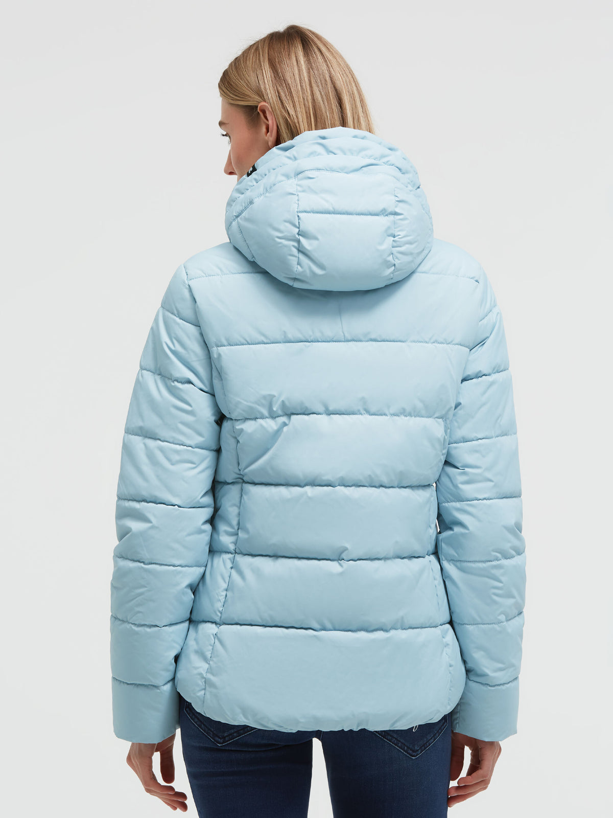 Sportliche Winterjacke mit Kapuze und Tapes cool sky - 5
