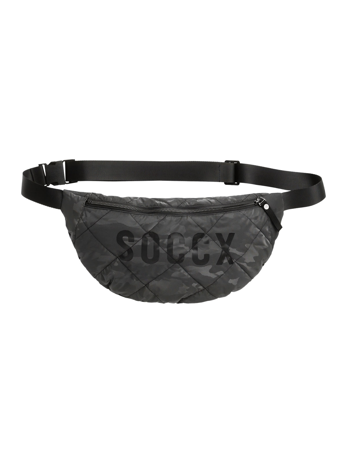 Gesteppte Umhängetasche Camouflage mit Logo grey