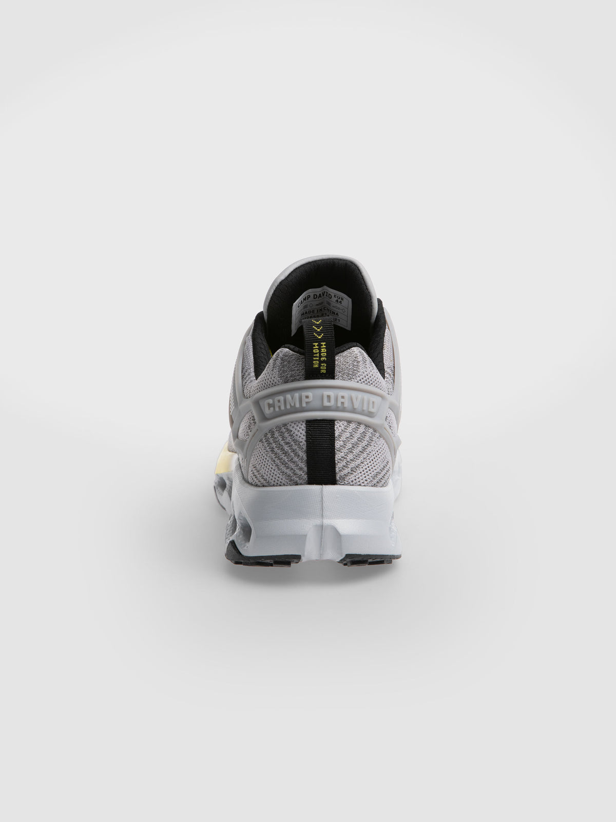 Power Running Sneaker mit Strick-Struktur grey melange
