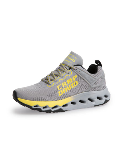 Power Running Sneaker mit Strick-Struktur grey melange