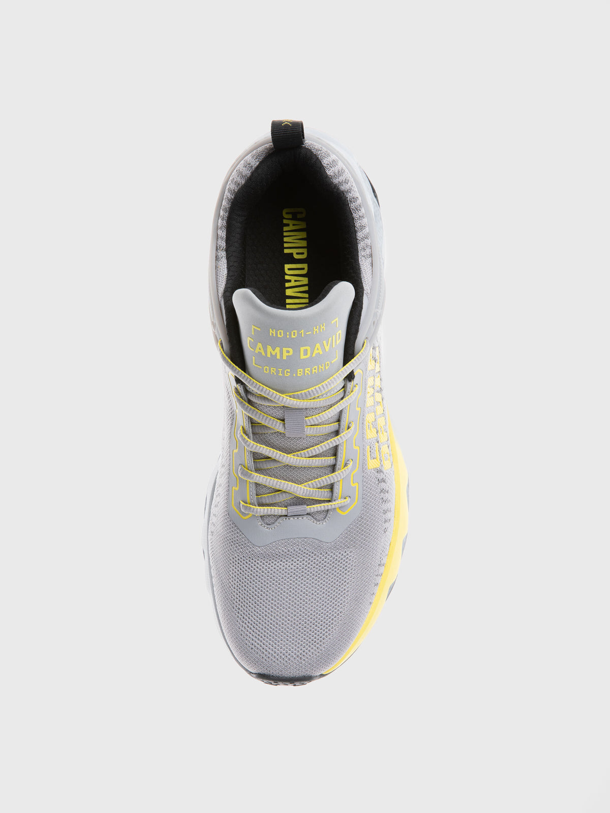 Power Running Sneaker mit Strick-Struktur grey melange